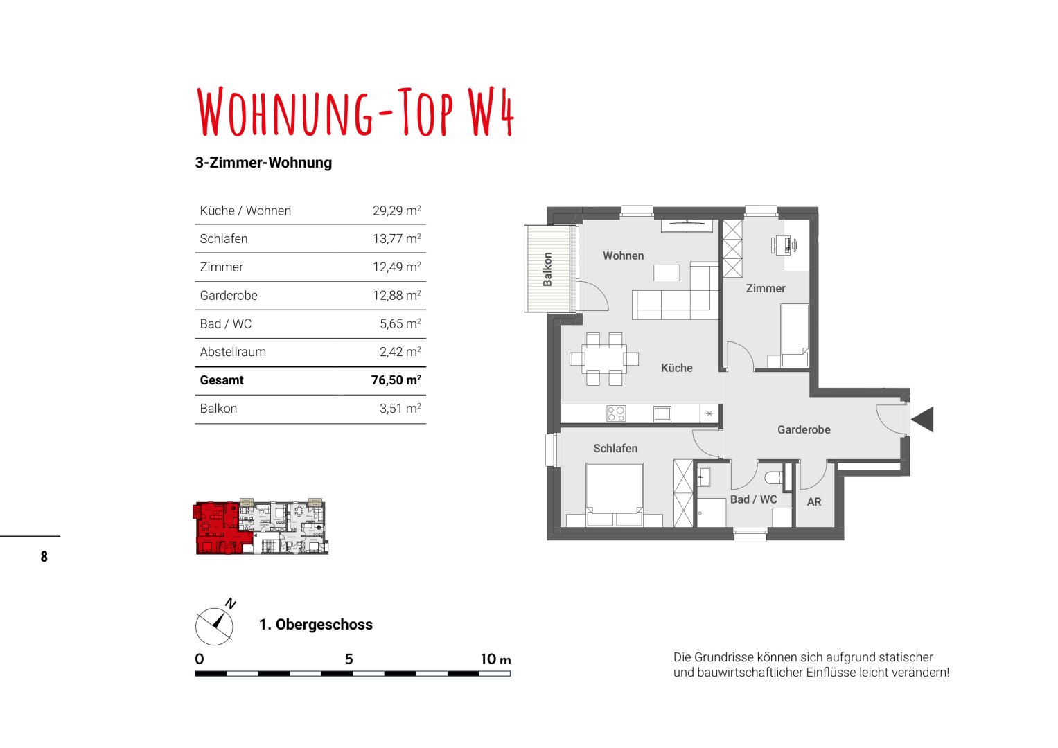 Wohnung zum Kauf 3 Zimmer 76,5 m²<br/>Wohnfläche Kufstein 6330