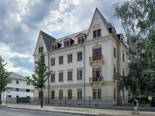 Wohnung zur Miete - Erstbezug 525 € 2 Zimmer 43,7 m² 2. Geschoss frei ab sofort Rottwerndorfer Straße 24 Pirna Pirna 01796