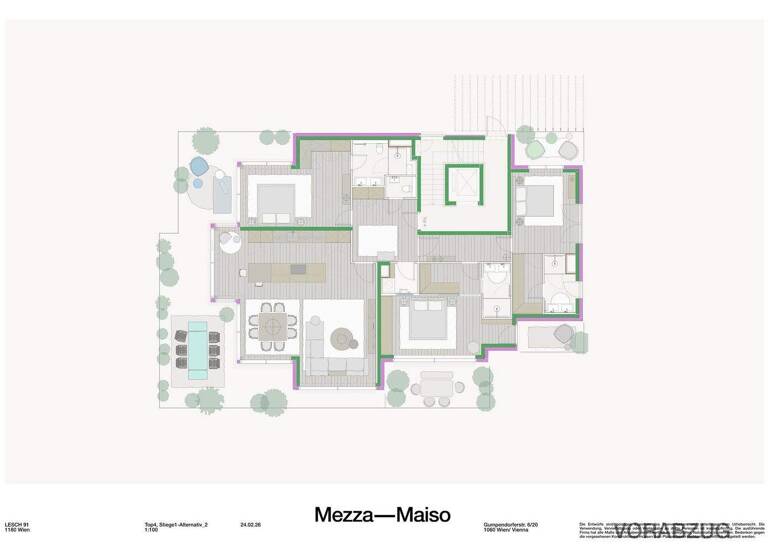 Wohnung zum Kauf - Erstbezug 2.525.000 € 4 Zimmer 162,3 m² 1. Geschoss Wien 1180