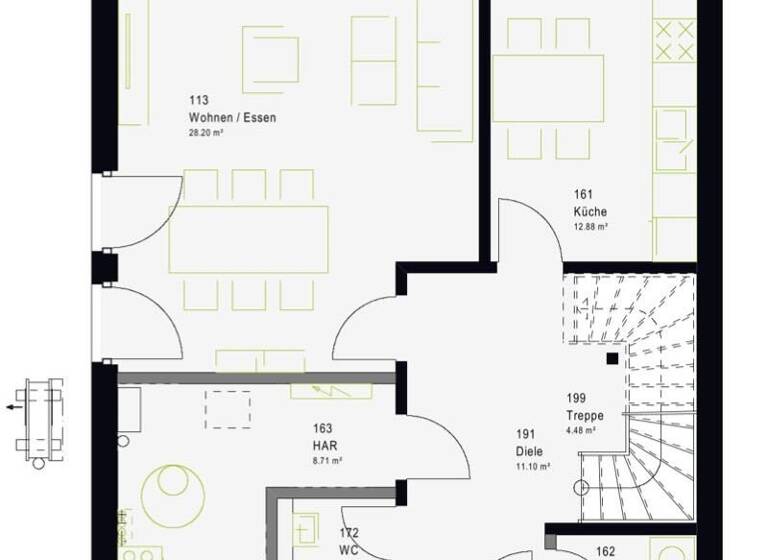 Doppelhaushälfte zum Kauf 585.359 € 5 Zimmer 145 m² 467 m² Grundstück Sondermoning Nußdorf 83365