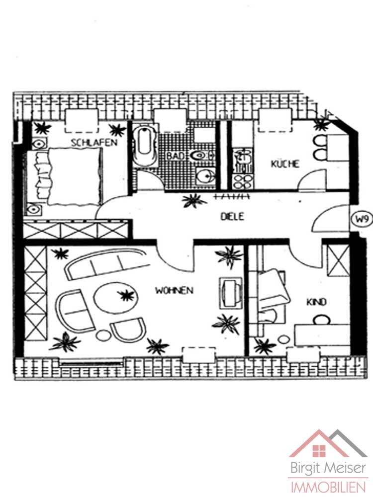 Wohnung zur Miete 630 € 3 Zimmer 70 m²<br/>Wohnfläche Paulsstadt Schwerin 19053