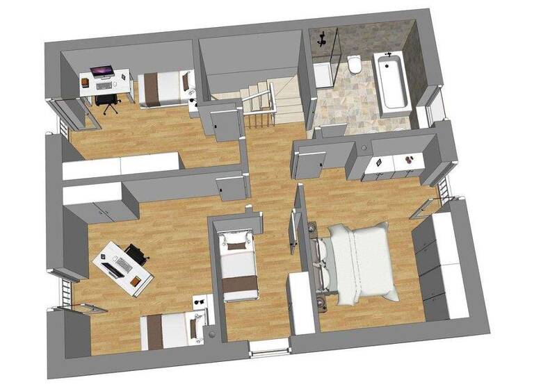 Doppelhaushälfte zum Kauf - Erstbezug provisionsfrei 499.000 € 5 Zimmer 127,8 m² 445 m² Grundstück frei ab sofort Hundham Niedertaufkirchen 84494