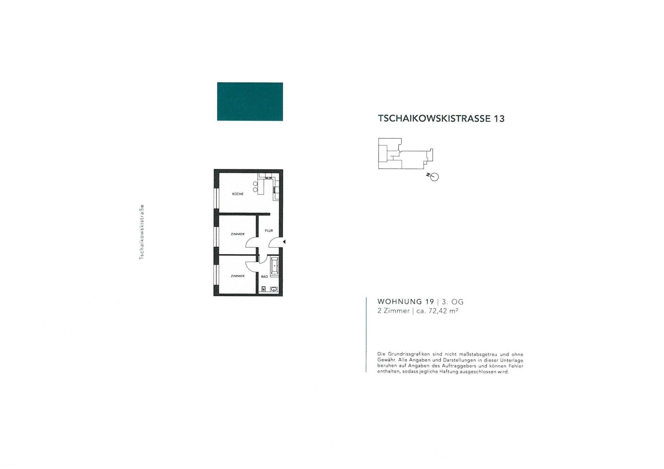 Wohnung zum Kauf 283.162 € 3 Zimmer 74,5 m²<br/>Wohnfläche 3.<br/>Geschoss Niederschönhausen Berlin 13156