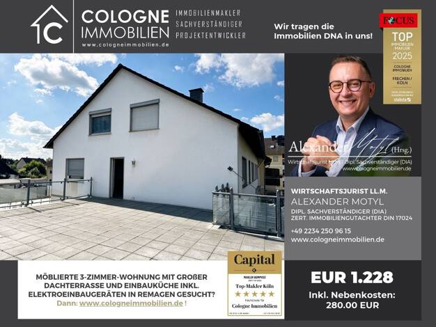 Wohnung zur Miete 948 € 3 Zimmer 101 m² 1. Geschoss Remagen Remagen 53424