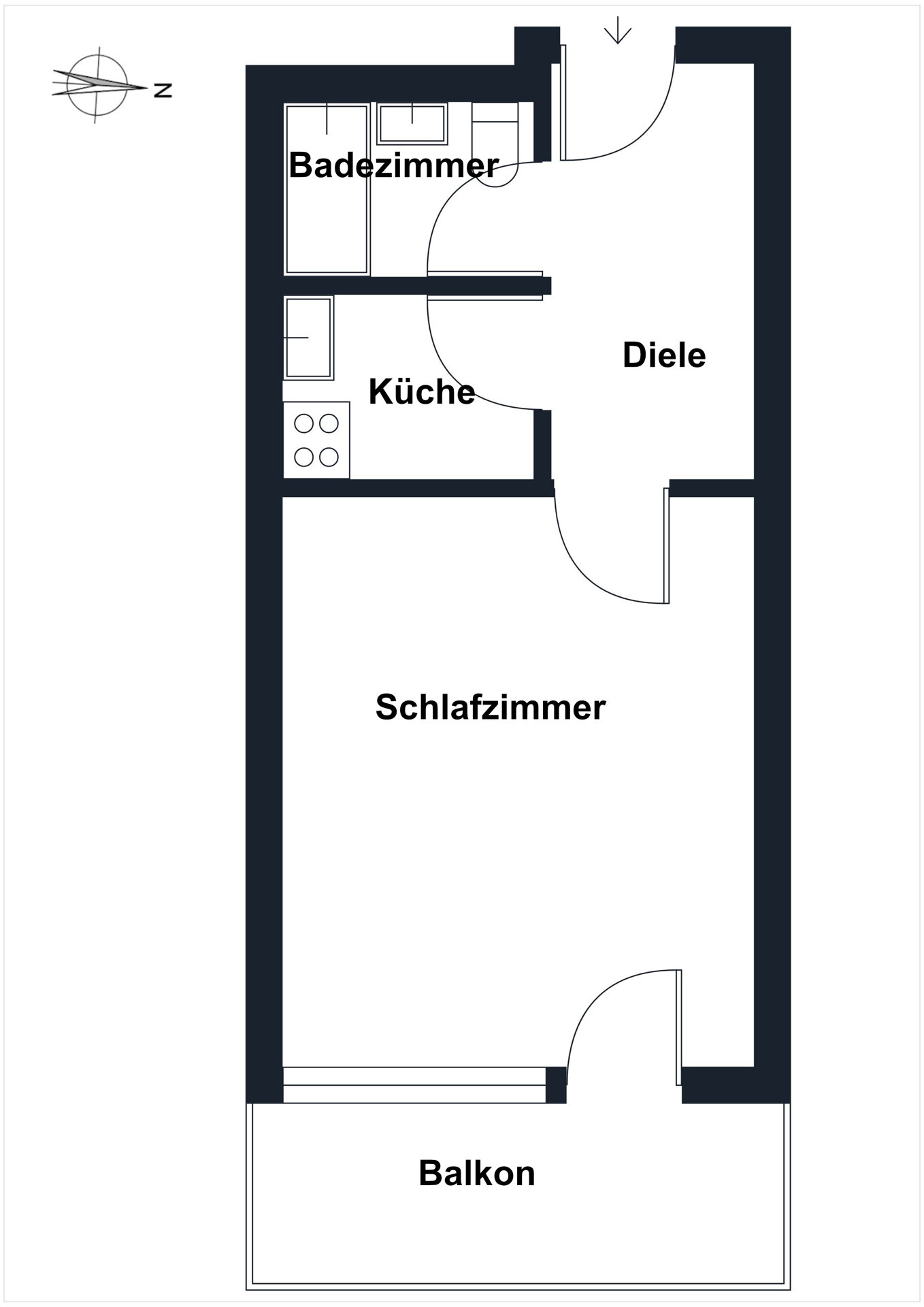 Wohnung zum Kauf 329.000 € 1 Zimmer 32,4 m²<br/>Wohnfläche 8.<br/>Geschoss Am Luitpoldpark München 80804