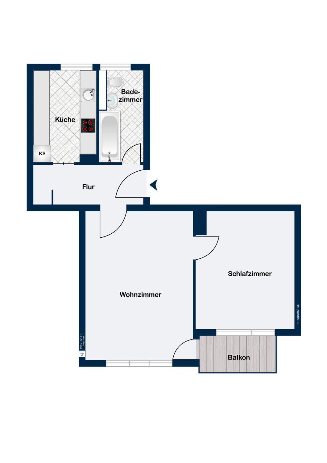 Studio zum Kauf 198.000 € 2 Zimmer 50 m²<br/>Wohnfläche 2.<br/>Geschoss Tegel Berlin / Tegel 13507