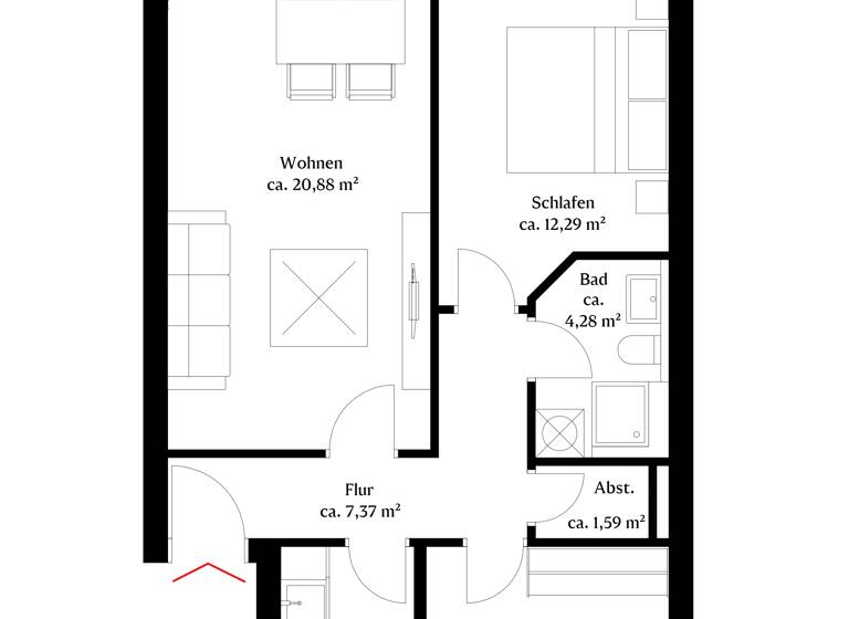 Wohnung zum Kauf 250.000 € 3 Zimmer 66 m²<br/>Wohnfläche 4.<br/>Geschoss Dünenstraße 66D Binz Ostseebad Binz 18609
