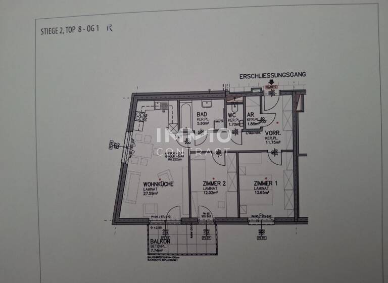 Wohnung zur Miete - Erstbezug 938 € 3 Zimmer 74,2 m² EG Sankt Georgen am Leithagebirge Eisenstadt 7000