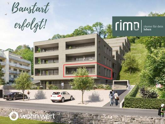 Terrassenwohnung zum Kauf - Erstbezug 495.000 € 3 Zimmer 65,5 m² 1. Geschoss frei ab 01.07.2026 Mutterstraße 11 Feldkirch 6800