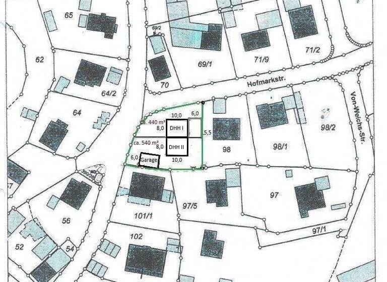 Doppelhaushälfte zum Kauf 758.600 € 5 Zimmer 120 m² 540 m² Grundstück Hofmarkstraße 2 Steingriff Schrobenhausen 86529