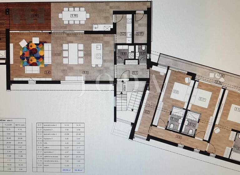 Wohnung zum Kauf 795.000 € 4 Zimmer 3. Geschoss Malinska-Dubasnica 51511