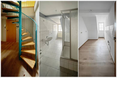 Wohnung zur Miete 520 € 3 Zimmer 69 m² Dachgeschoss, 2. Geschoss frei ab sofort Suhl Suhl 98527