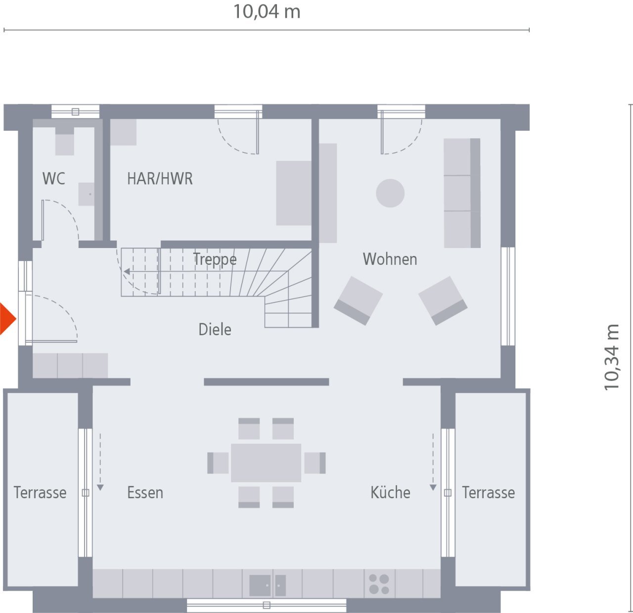 Einfamilienhaus zum Kauf 575.950 € 5 Zimmer 172,5 m²<br/>Wohnfläche 575 m²<br/>Grundstück Lauenhagen Lauenhagen 31714