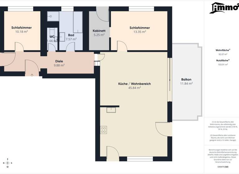 Wohnung zum Kauf 350.000 € 3,5 Zimmer 92,1 m² 1. Geschoss Lind Villach 9500