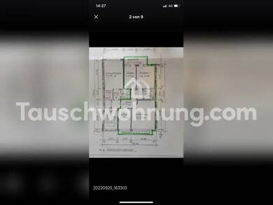 Terrassenwohnung zur Miete Tauschwohnung 770 € 3 Zimmer 74 m² 2. Geschoss Derendorf Düsseldorf 40477