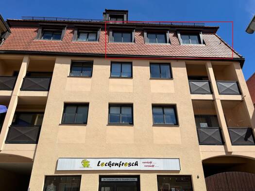 Wohnung zur Miete 795 € 2 Zimmer 52 m² Geschoss 3/5 frei ab sofort Nürnberger Straße 6 Schwabach 91126