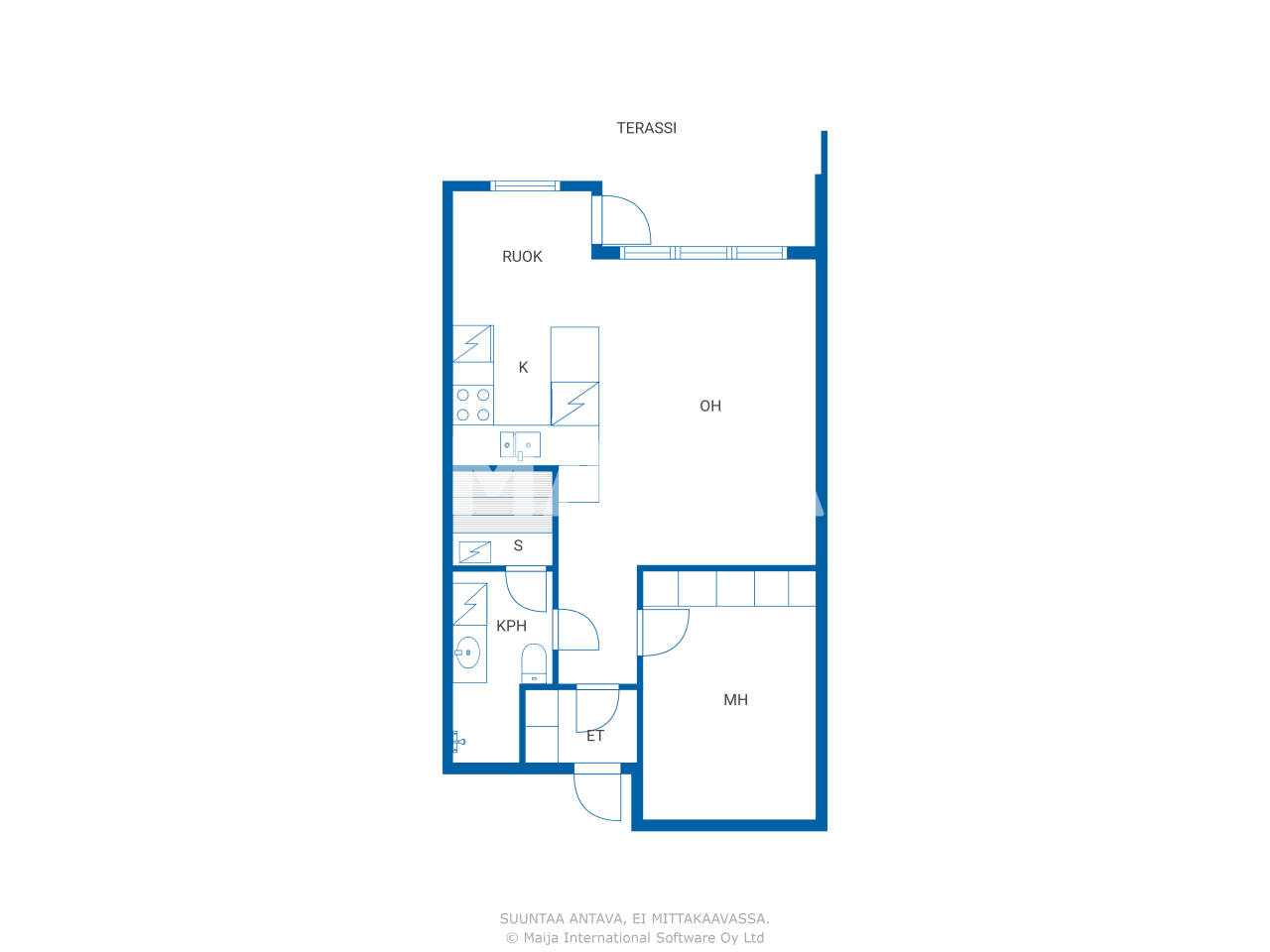 Doppelhaushälfte zum Kauf 160.000 € 2 Zimmer 56 m²<br/>Wohnfläche 3.808 m²<br/>Grundstück Siilireitti 13 Vantaa 01450