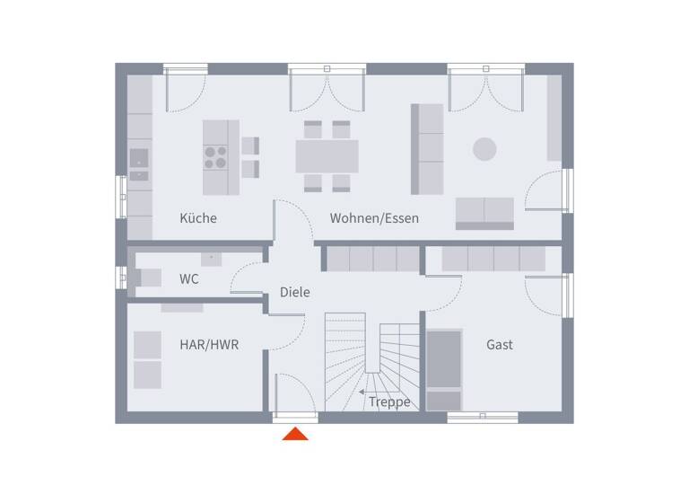 Einfamilienhaus zum Kauf 503.400 € 5 Zimmer 164,1 m² 520 m² Grundstück Damsdorf Kloster Lehnin 14797