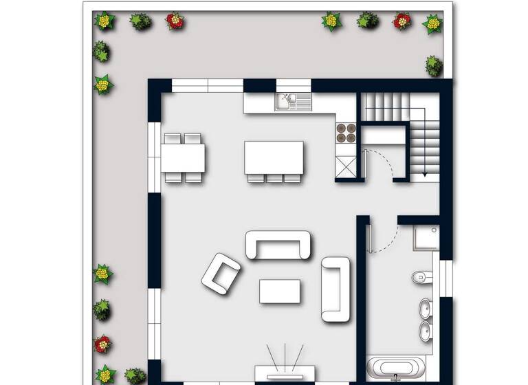 Penthouse zum Kauf - Erstbezug 1.349.000 € 4 Zimmer 157 m² 1. Geschoss frei ab sofort Marienthal Hamburg 22043