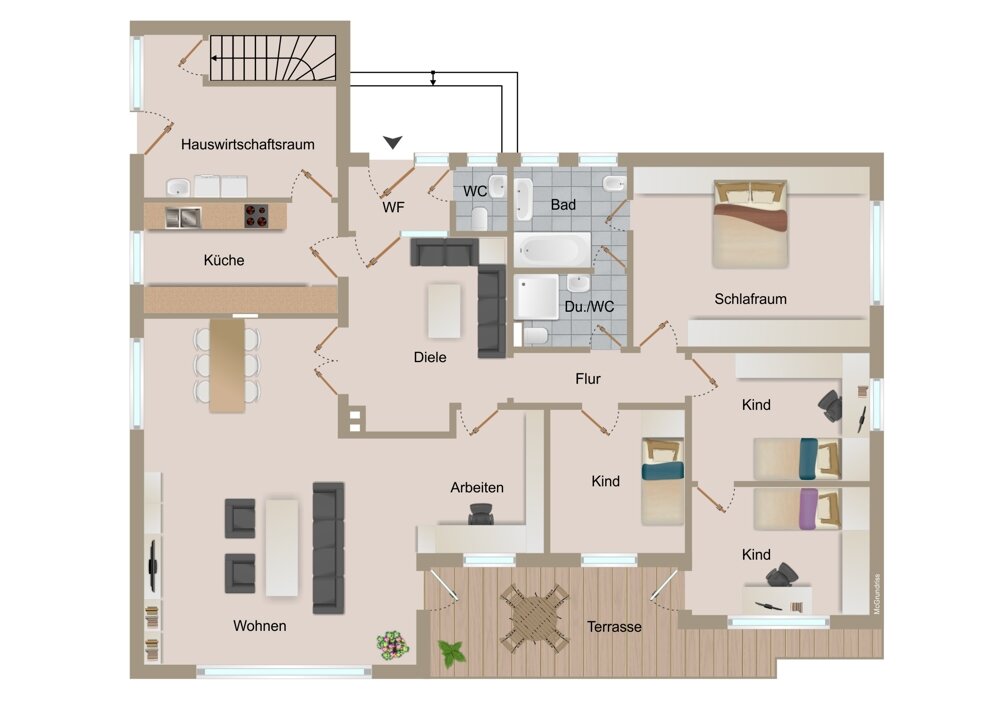 Bungalow zum Kauf 490.000 € 5 Zimmer 167 m²<br/>Wohnfläche 1.062 m²<br/>Grundstück Vögelsen 21360