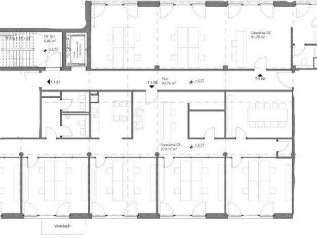 Bürofläche zur Miete provisionsfrei 2.903 € 1 Zimmer 408,1 m² Bürofläche Horstweg 8 Babelsberg Süd Potsdam 14482