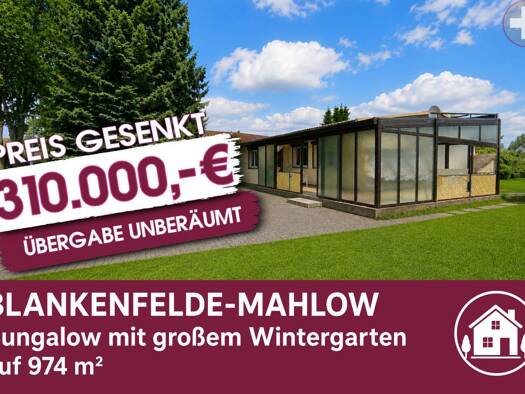 Einfamilienhaus zum Kauf 310.000 € 3 Zimmer 110,2 m² 974 m² Grundstück Blankenfelde Blankenfelde-Mahlow 15827