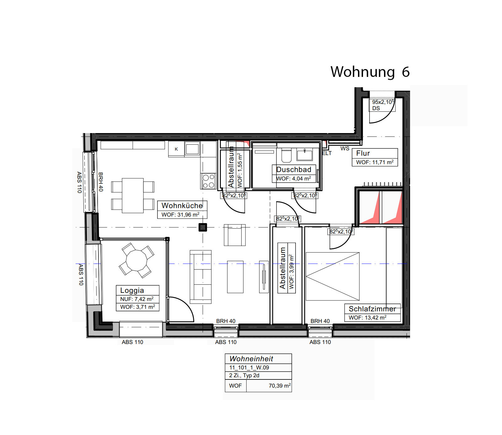 Wohnung zur Miete 726 € 2 Zimmer 47 m²<br/>Wohnfläche Nördliche Mühlenvorstadt Greifswald 17489