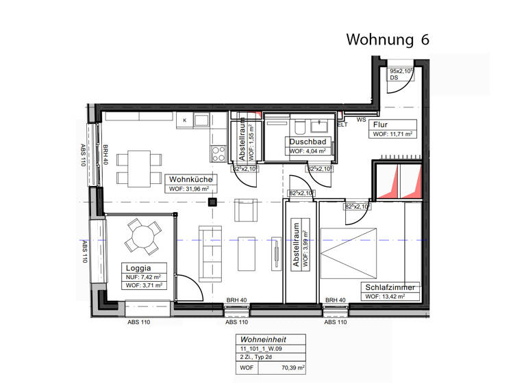 Wohnung zur Miete 726 € 2 Zimmer 47 m²<br/>Wohnfläche Nördliche Mühlenvorstadt Greifswald 17489