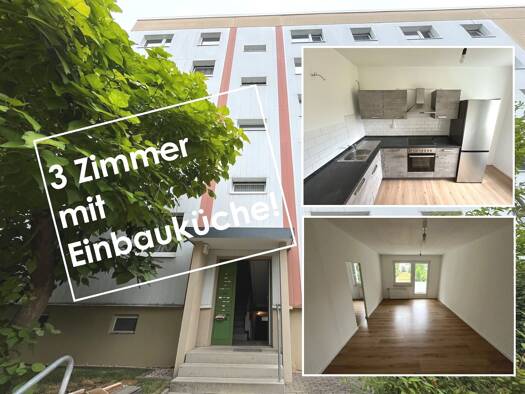 Wohnung zur Miete 420 € 3 Zimmer 68,9 m² EG Otto-Rothe-Straße 21 Lusan Gera 07549