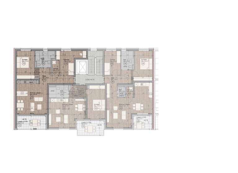 Wohnung zum Kauf provisionsfrei 452.000 € 3 Zimmer 79,6 m²<br/>Wohnfläche 2.<br/>Geschoss Aachen Aachen 52072