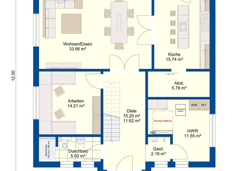 Einfamilienhaus zum Kauf provisionsfrei 497.380 € 6 Zimmer 181,2 m² 830 m² Grundstück Röblingen am See Seegebiet Mansfelder Land 06317