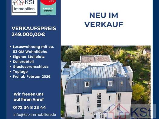 Wohnung zum Kauf 249.000 € 3 Zimmer 83 m² Markkleeberg 04416