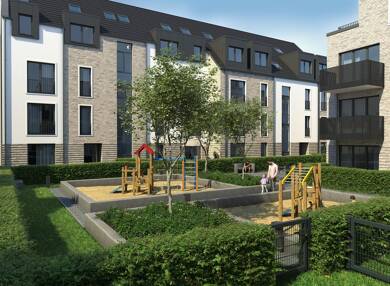 Wohnung zur Miete - Neubau 604 € 1 Zimmer 44,7 m² 2. Geschoss frei ab 01.10.2025 Uerdinger Straße 392 Bockum Krefeld 47800