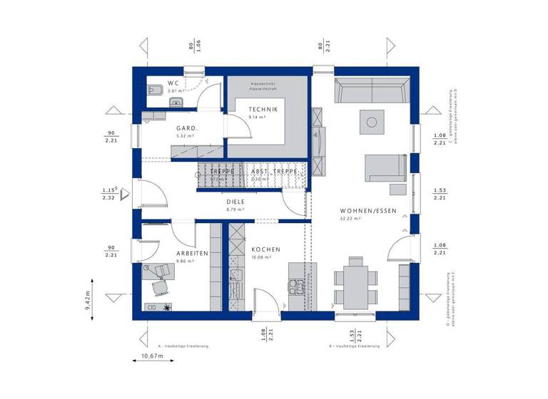 Einfamilienhaus zum Kauf 647.361 € 5 Zimmer 164 m² 696 m² Grundstück Riegelsberg 66292