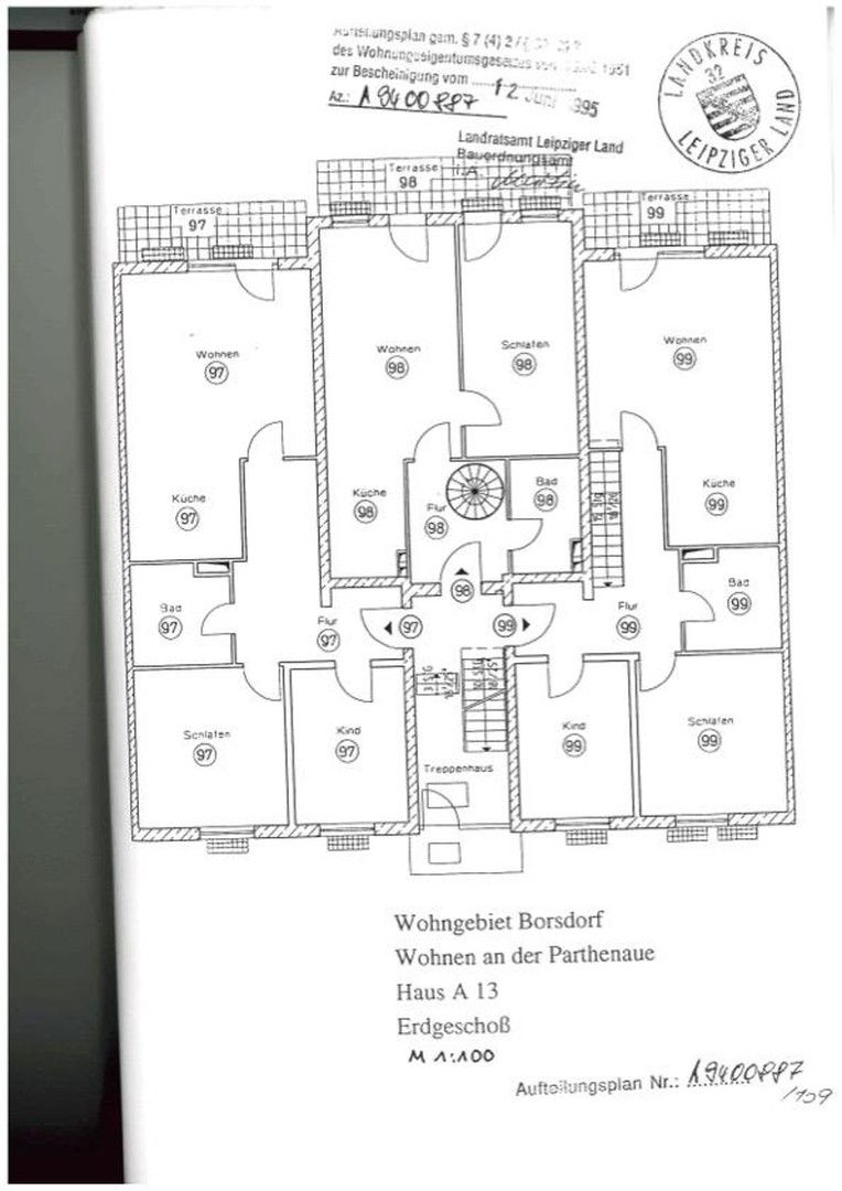 Wohnung zum Kauf provisionsfrei 155.000 € 3 Zimmer 75 m²<br/>Wohnfläche EG<br/>Geschoss An der Parthenaue 11 Borsdorf Borsdorf 04451