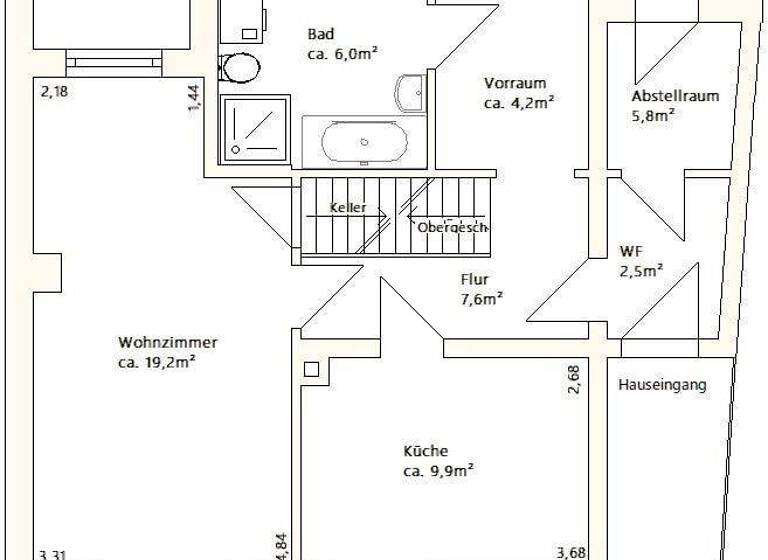 Doppelhaushälfte zum Kauf 75.000 € 4 Zimmer 90 m² 550 m² Grundstück frei ab sofort Neuposa Starkenberg 04617