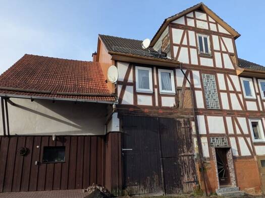 Einfamilienhaus zum Kauf provisionsfrei 139.000 € 7 Zimmer 160 m² 314 m² Grundstück Borngasse 8 Quentel Hessisch Lichtenau 37235