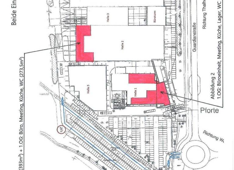 Bürofläche zur Miete 682 m² Bürofläche Thalheim Bitterfeld-Wolfen 06766
