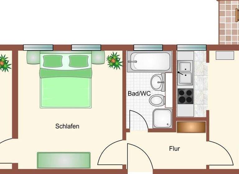 Wohnung zum Kauf 138.000 € 2,5 Zimmer 49,9 m² 2. Geschoss Senden 89250