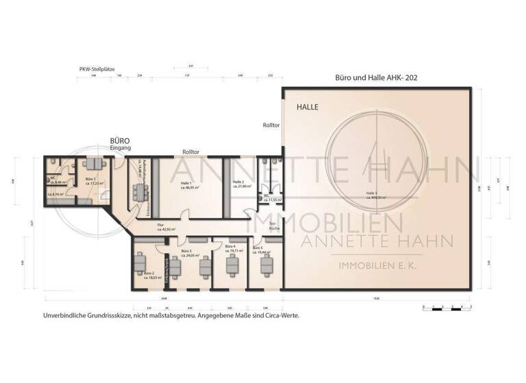 Bürofläche zur Miete 4.810 € 100 m² Bürofläche Bad Kreuznach 55543