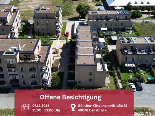 Wohnung zum Kauf provisionsfrei 424.000 € 2 Zimmer 75,4 m² 4. Geschoss Atter Osnabrück 49090