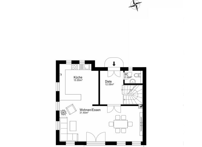 Doppelhaushälfte zur Miete 7.900 € 4 Zimmer 218 m² 950 m² Grundstück Archsum Sylt 25980