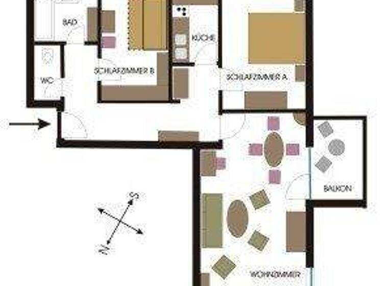 Wohnung zum Kauf 349.000 € 3 Zimmer 69 m² 1. Geschoss Sankt Leonhard Graz 8010