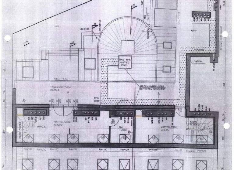 Wohnung zur Miete 3.300 € 3 Zimmer 130 m² 6. Geschoss LUSTKANDLGASSE Wien 1090