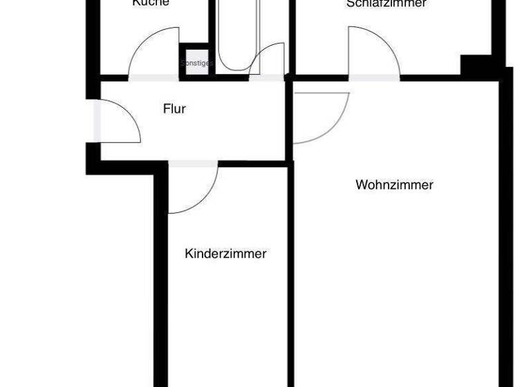 Wohnung zum Kauf 70.000 € 3 Zimmer 59,3 m² EG frei ab sofort Hottelstedter Straße 3 Berlstedt 99439