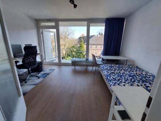 Studio zur Miete 471 € 1 Zimmer 25,5 m² Geschoss 3/4 frei ab 01.07.2026 Griegstraße 17 Othmarschen Hamburg 22763