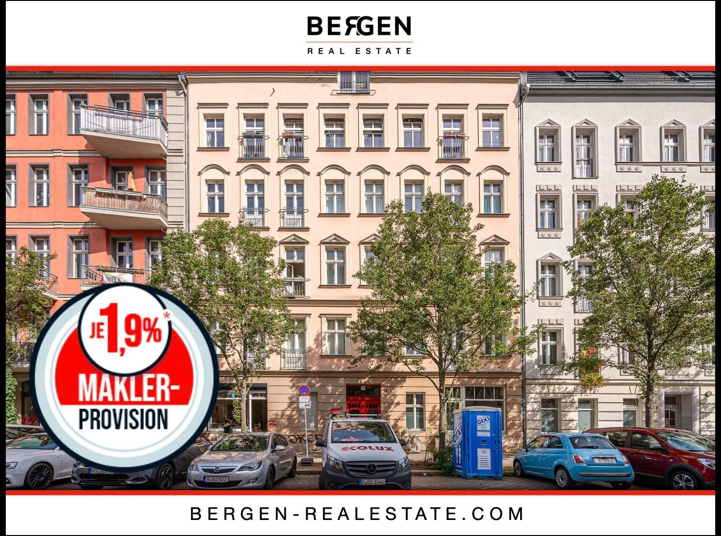 Wohnung zum Kauf 319.000 € 2 Zimmer 59 m²<br/>Wohnfläche 1.<br/>Geschoss Friedrichshain Berlin 10247