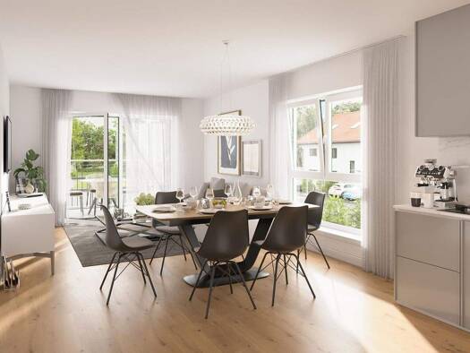 Wohnung zum Kauf - Erstbezug provisionsfrei als Kapitalanlage geeignet 299.900 € 2 Zimmer 55 m² Münchener Straße 138 Altmühldorf Mühldorf a.Inn 84453
