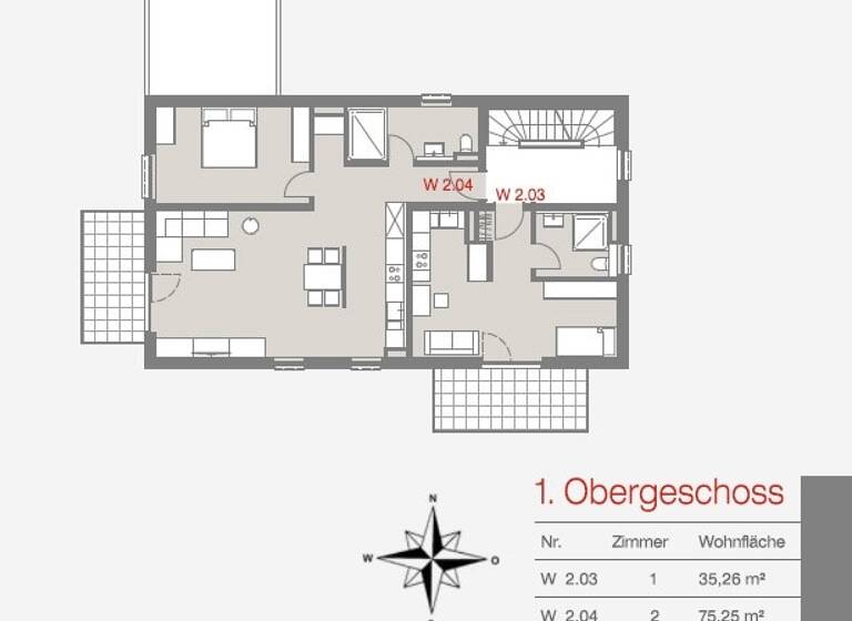 Wohnung zum Kauf provisionsfrei 492.888 € 2 Zimmer 75,3 m²<br/>Wohnfläche 1.<br/>Geschoss Nordbahnhof Ingolstadt 85057