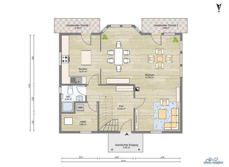 Einfamilienhaus zum Kauf provisionsfrei 415.000 € 4 Zimmer 155 m² 1.814 m² Grundstück Hardenbeck Boitzenburger Land 17268